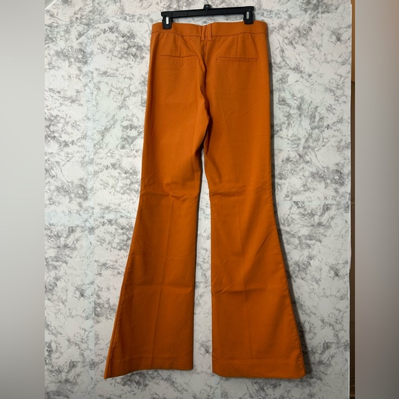 Zara Women Burnt Orange Flare Pants Sz L 
37 - Picture 2 of 8